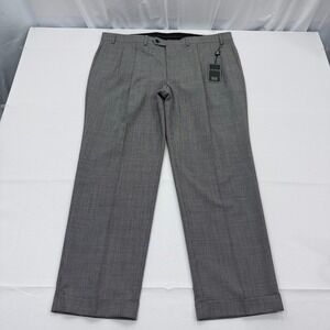 NWT Lauren Ralph Lauren Total Comfort Wool Trousers Mens 42x30 Houndstooth Pants